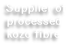 Supplier of processed kozo fibre